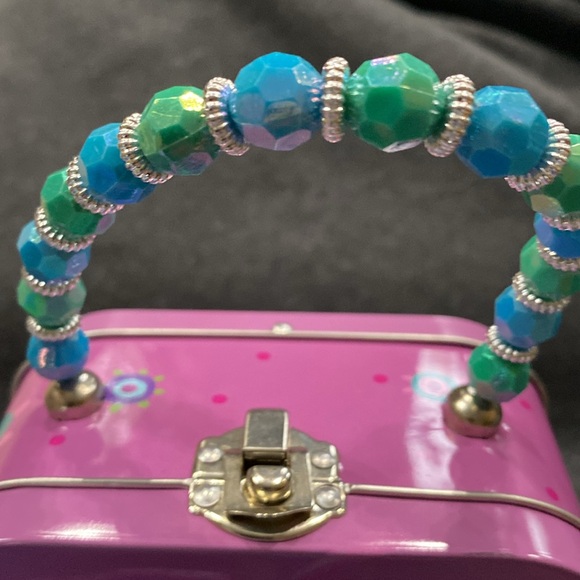 Childrens TROLLS "Hippy POPPY" The Tin Box Co Metal Tin Purse Box - Picture 4 of 6